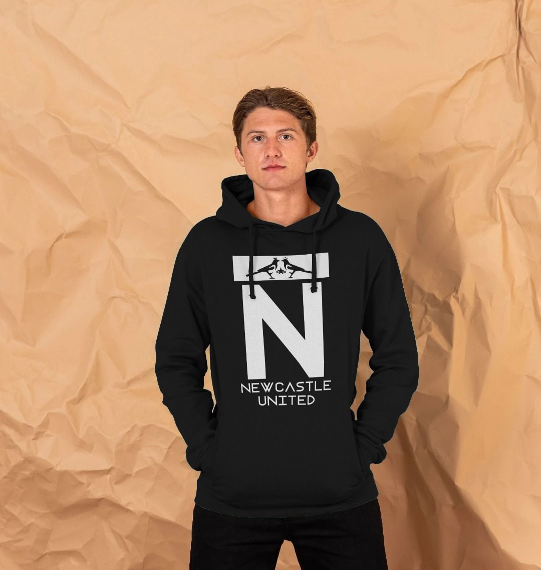 Newcastle United "This Is Not A Test / Up The Toon" Black Hoodie