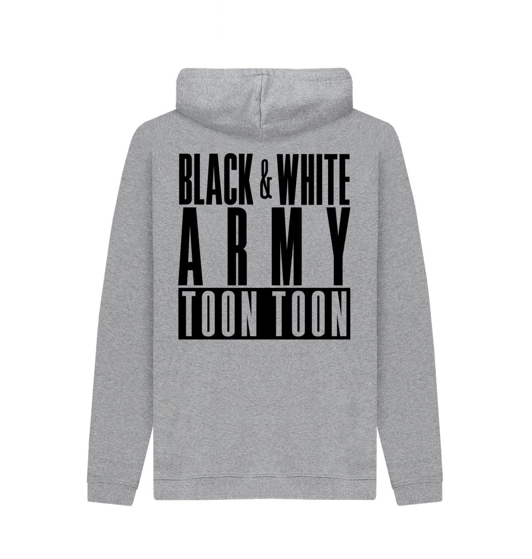 Newcastle United "Black & White Army" Grey Hoodie