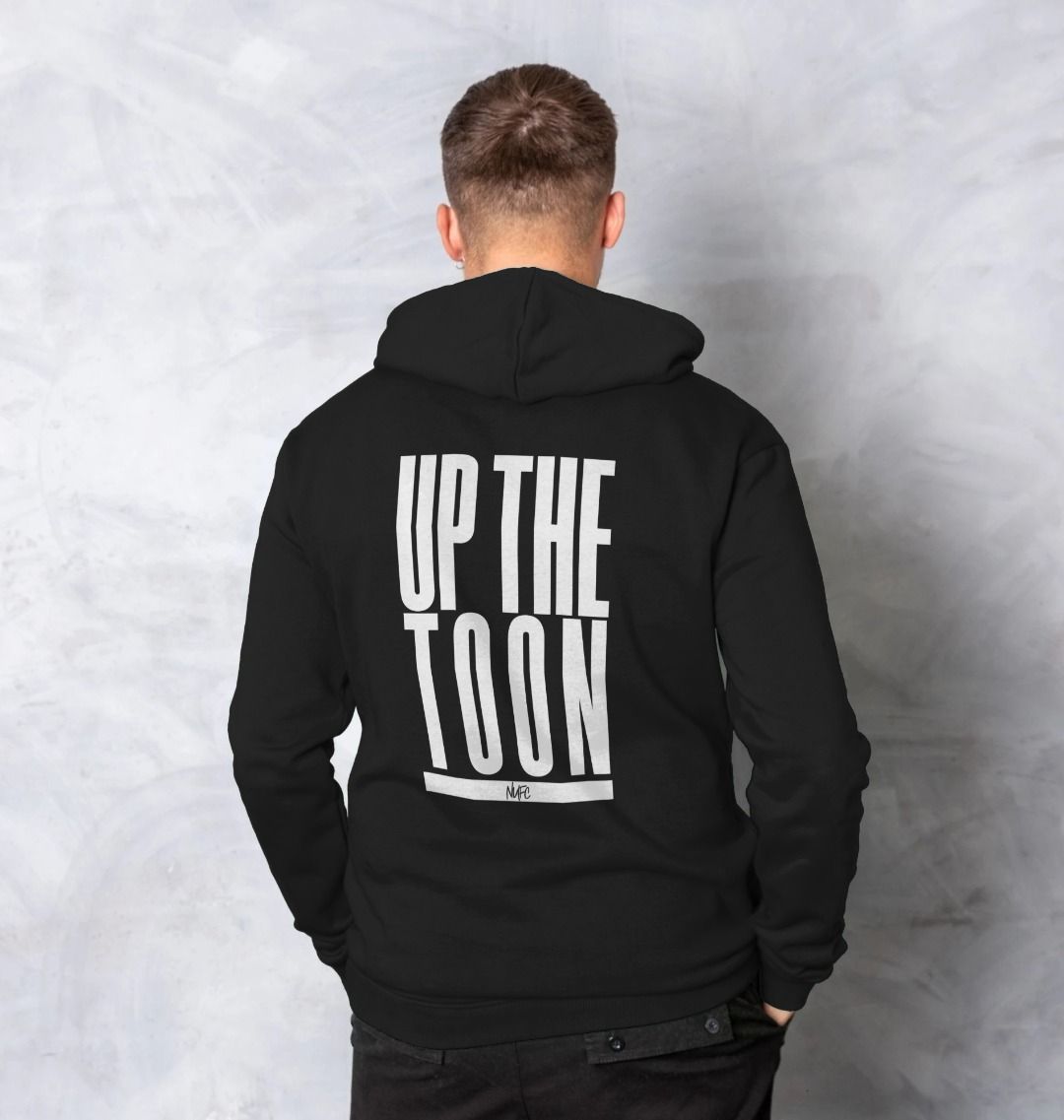 Newcastle United "This Is Not A Test / Up The Toon" Black Hoodie