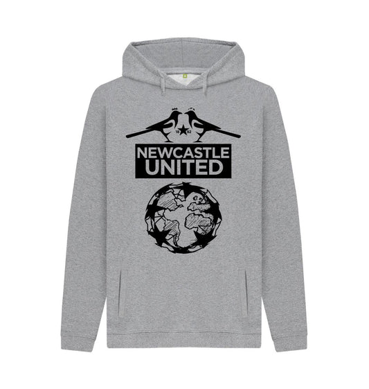 Light Heather Newcastle United \"Black & White Army\" Grey Hoodie
