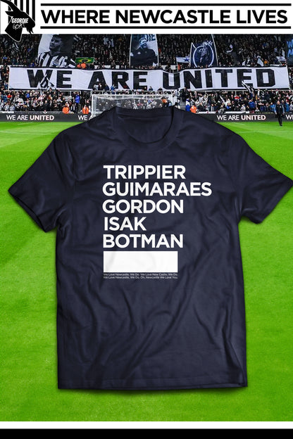 Newcastle United "Eternal Glory" Black T-Shirt