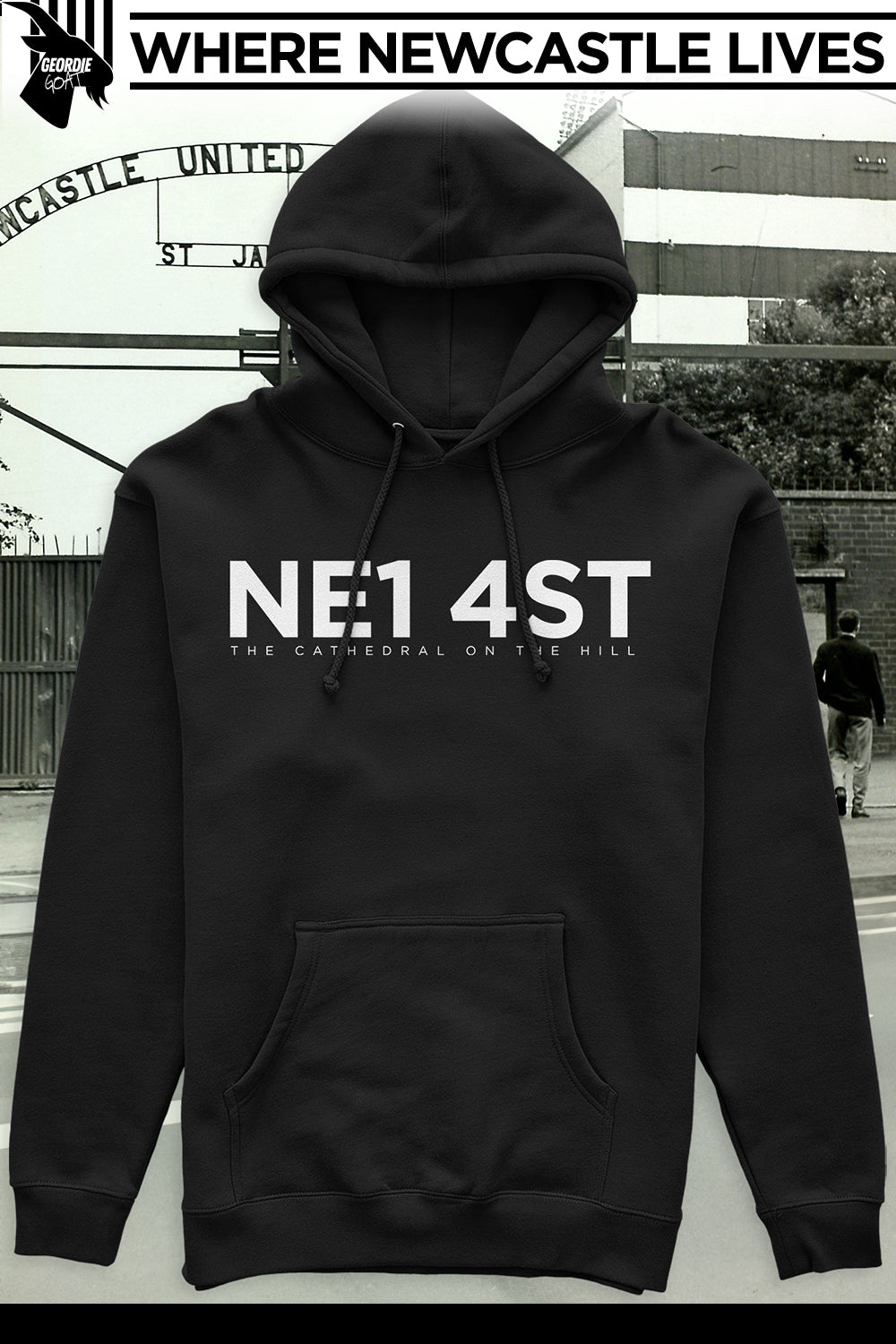 Newcastle United "The Cathedral On The Hill" Hoodie